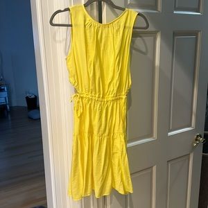 Yellow dress - with cutouts!